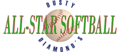 Dusty Diamond's All-Star Softball logo for NES